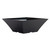 TableCraft Products BKMB125 6.75 Qt. Black Square Frostone Collection Bowl