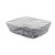 TableCraft Products BK17212 12.25" W x 9.25" D x 4" H Black Rectangular Artisan Collection Basket