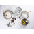TableCraft Products H827 8 Qt. 13 3/4" Dia. x 4 1/2" Stainless Steel Mixing Bowl