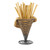 TableCraft Products BK157 4.75" W x 4.75" D x 6.5" H Black Artisan Collectionb Appetizer Cone