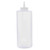 TableCraft Products 3263C3 32 Oz. Clear SelecTop WideMouth Squeeze Bottle