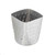 TableCraft Products 10678 3 1/8" x 3 1/8" x 3 3/8" Fry Cup Square Stainless Steel Hammered Finish 13 Oz.