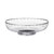 TableCraft Products 4174 9" W x 6 1/2" D x 2 3/4" H Oval Chrome Plated Cash & Carry Chalet Basket