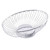 TableCraft Products 4174 9" W x 6 1/2" D x 2 3/4" H Oval Chrome Plated Cash & Carry Chalet Basket