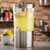 TableCraft Products 10450 2 1/2" Gallon Tritan Reservoir Stainless Steel Base Upscale Beverage Dispenser