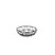 TableCraft Products 10462 6" W x 2" H Black Round Powder Coated Steel Delta Series Wire Basket
