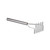 TableCraft Products 7418 18 1/4" Square Face Stainless Steel Potato Masher