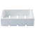 TableCraft Products CRATE14W 10.38" W x 6.5" D x 2.75" H White Fourth Size Gastronorm Crate