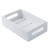 TableCraft Products CRATE14W 10.38" W x 6.5" D x 2.75" H White Fourth Size Gastronorm Crate