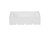 TableCraft Products CRATE14W 10.38" W x 6.5" D x 2.75" H White Fourth Size Gastronorm Crate
