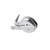 TableCraft Products PP410 10 Oz. Teardrop Design Chrome Plated Metal Top Polypropylene Transparent Syrup Dispenser