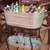 TableCraft Products GTSS2313N 27.5" W x 15" D x 32" H Stainless Steel Brickhouse Collection Beverage Tub Set