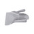 TableCraft Products PD8 8.13" W x 2" H x 9.25" D Clear Plastic Dual Handle French Fry Scoop