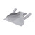 TableCraft Products PD8 8.13" W x 2" H x 9.25" D Clear Plastic Dual Handle French Fry Scoop