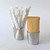 TableCraft Products 10676 3 1/8" x 3 1/8" x 3 3/8" 13 Oz. Square Stainless Steel Brushed Finish Fry Cup