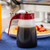 TableCraft Products PP10RE 10 Oz. Modern Design Red ABS Plastic Top Transparent Polypropylene Syrup Dispenser