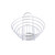TableCraft Products H7176 13 3/4" W x 10 3/4" D x 3 1/4" H Oval Chrome Plated Serving Basket