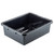 TableCraft Products 1557B 7.5 Gal Black Heavy Duty Bus Tub HDPE Tote Box - 6/Case