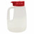 TableCraft Products PP64R 64 Oz. Clarified Polypropylene Red Option Dispenser