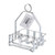 TableCraft Products 606R 6" x 4 - 1/4" x 4" Chrome Plated Condiment Rack - 6/Case