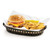 TableCraft Products 1073BK 9 1/4" W x 6" D x 1 1/2" H A La Carte Platter Basket