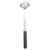 TableCraft Products AM5312BK 2 Oz. Stainless Steel Antimicrobial Ladle with 11 1/2" L Black Vinyl Coated Handle