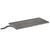 TableCraft Products MSP5120 15 3/4" D x 7 3/4" W Platter With 5" Handle Rectangular Melamine Black Slate Frostone Collection Serving Paddle