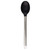 TableCraft Professional Bakeware CW400 13" Black Silicone Head Stainless Steel Handle Serving Spoon