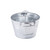 TableCraft Products HBT1914 5.5 Gal. 22.75" W x 14.5" D x 9.75" H Oval Galvanized Steel Beverage Tub - 6/Case