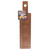 TableCraft Products FLIGHT2 17" x 4" x 5/8" Acacia Cash & Carry Wood Paddle Flight
