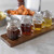 TableCraft Products FLIGHT2 17" x 4" x 5/8" Acacia Cash & Carry Wood Paddle Flight