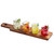 TableCraft Products FLIGHT2 17" x 4" x 5/8" Acacia Cash & Carry Wood Paddle Flight