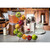 TableCraft Products FC1649 14" W x 6 1/4" x 18" H Curved Metal Meranda Fruit Basket