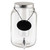 TableCraft Products BDG3000 2 Gallon Glass Cash & Carry Mason Jar Beverage Dispenser