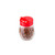 TableCraft Products 10328 6 Oz. Red Glass Flip Top Plastic Lid Shaker