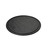TableCraft Products MGC13 13" Dia. Round Melamine Black Slate Frostone Collection Display Tray