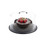 TableCraft Products MGC13 13" Dia. Round Melamine Black Slate Frostone Collection Display Tray