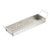 TableCraft Products 10488 14 1/2" W x 4 1/2" D Rectangular Stainless Steel Lattice Collection Snack Tray