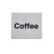 TableCraft Products B1 2 1/2" x 2" Stainless Steel "Coffee" Buffet Tent