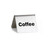 TableCraft Products B1 2 1/2" x 2" Stainless Steel "Coffee" Buffet Tent