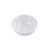 TableCraft Products RAM4RW 4 Oz. Round Melamine White Ribbed SaferFoods Solutions Ramekin - 12/Case