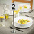 TableCraft Products 1908 8" Flat Bottom Chrome Plated Number Stand