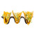 TableCraft Products 10278BK 7" W x 2 1/4" D x 1 5/8" H Taco Taxi