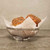 TableCraft Products 6177 7" W x 2 3/4" H Round Stainless Steel Cash & Carry Regent Basket
