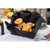 TableCraft Products GMT13105 13" W x 10" D x 5" H Black Rectangular Metal Grand Master Transformer Collection Transformer Basket