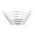 TableCraft Products H71758  8" Dia. x 3 1/2"H Round Chrome Plated Serving Basket