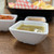 TableCraft Products RAMS3W 3 Oz. Square Melamine White Ribbed SaferFoods Solutions Ramekin - 12/Case
