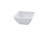 TableCraft Products RAMS3W 3 Oz. Square Melamine White Ribbed SaferFoods Solutions Ramekin - 12/Case