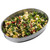 TableCraft Products 10037 12" W x 9" D x 2 1/8" H Oval Stainless Steel Lattice Collection Platter