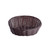 TableCraft Products 1476 10" W x 6 1/2" D x 3" H Brown Oblong Polypropylene Cord Hand-Woven Basket